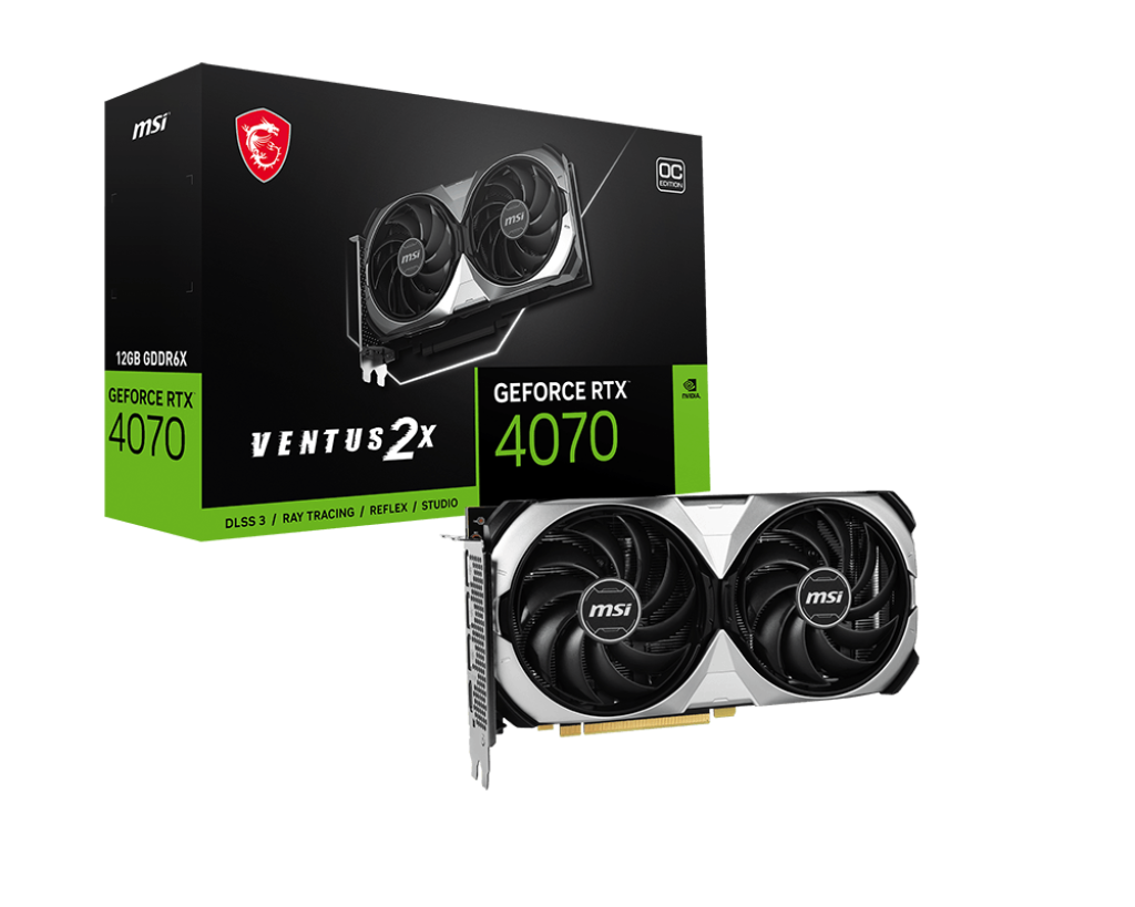 【降價】GeForce RTX 4070 VENTUS 2X 12G OC 顯卡