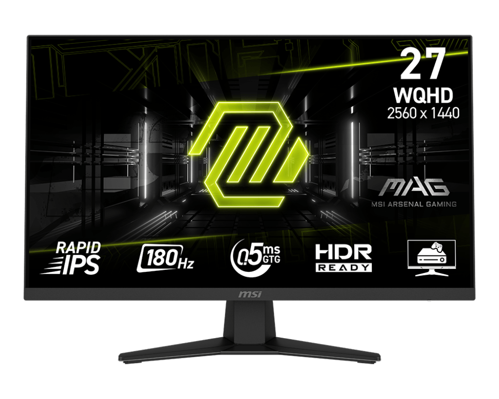 【會員限定優惠】MAG 274QF 電競顯示器 (27吋Rapid IPS/ 180Hz/ 0.5ms/ 護眼減藍光)