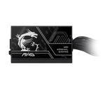 【福利品】MSI MAG A750BN PCIE5 III 微星750瓦電源供應器 (銅牌 / 支援PCIe 5.1 / ATX / 黑)