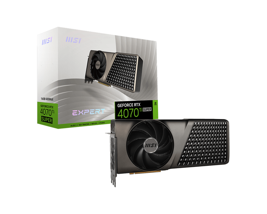 【新品上市】GeForce RTX 4070 Ti SUPER 16G EXPERT 微星顯卡