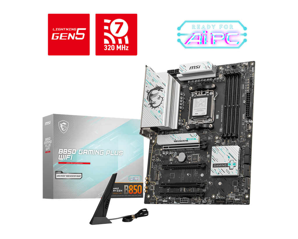 【2026熱銷推薦】MSI B850 GAMING PLUS WIFI 微星主機板