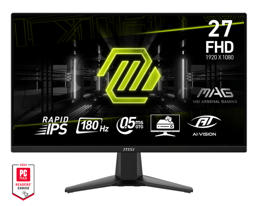 【新品上市】MAG 275F 電競顯示器 (IPS / 0.5ms / 180Hz / AI Vision)