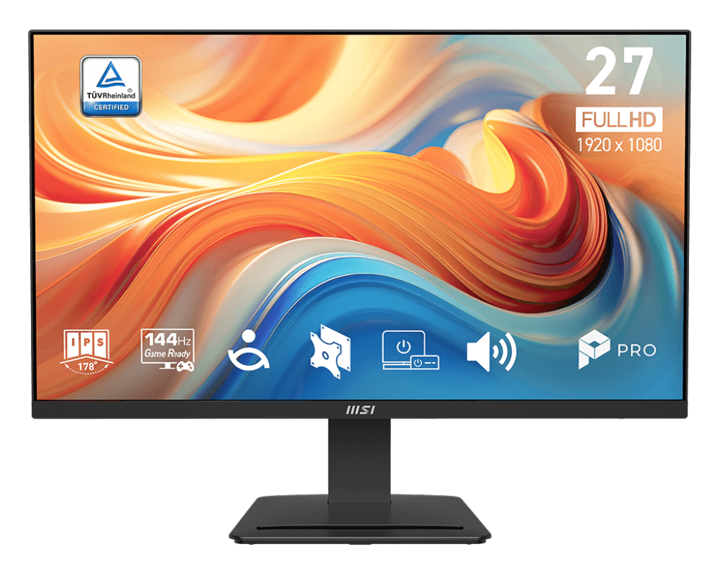 【1212限時優惠】PRO MP273 E14A 專業護眼顯示器 (27吋IPS/ 144Hz/ 1ms/ DP/ 3W喇叭)