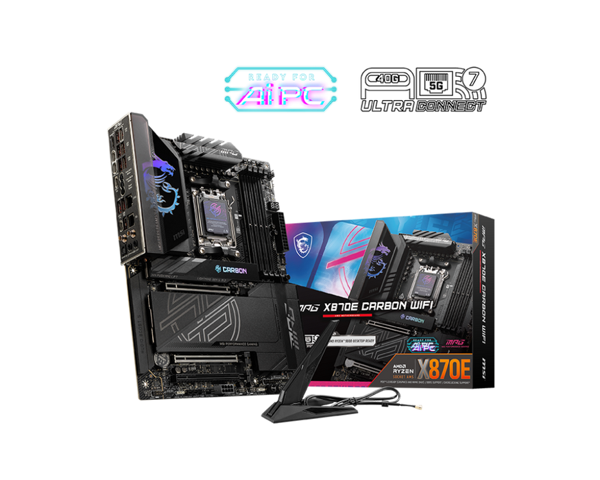 【新品上市】MPG X870E CARBON WIFI 微星主機板 (ATX / DDR5)