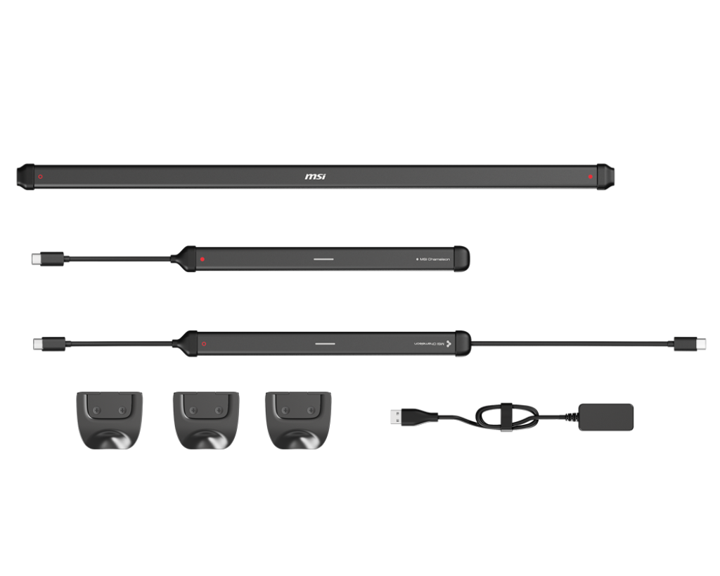 【2026熱銷推薦】MSI Chameleon Strip Light 微星沉浸式體驗燈條 (黑)
