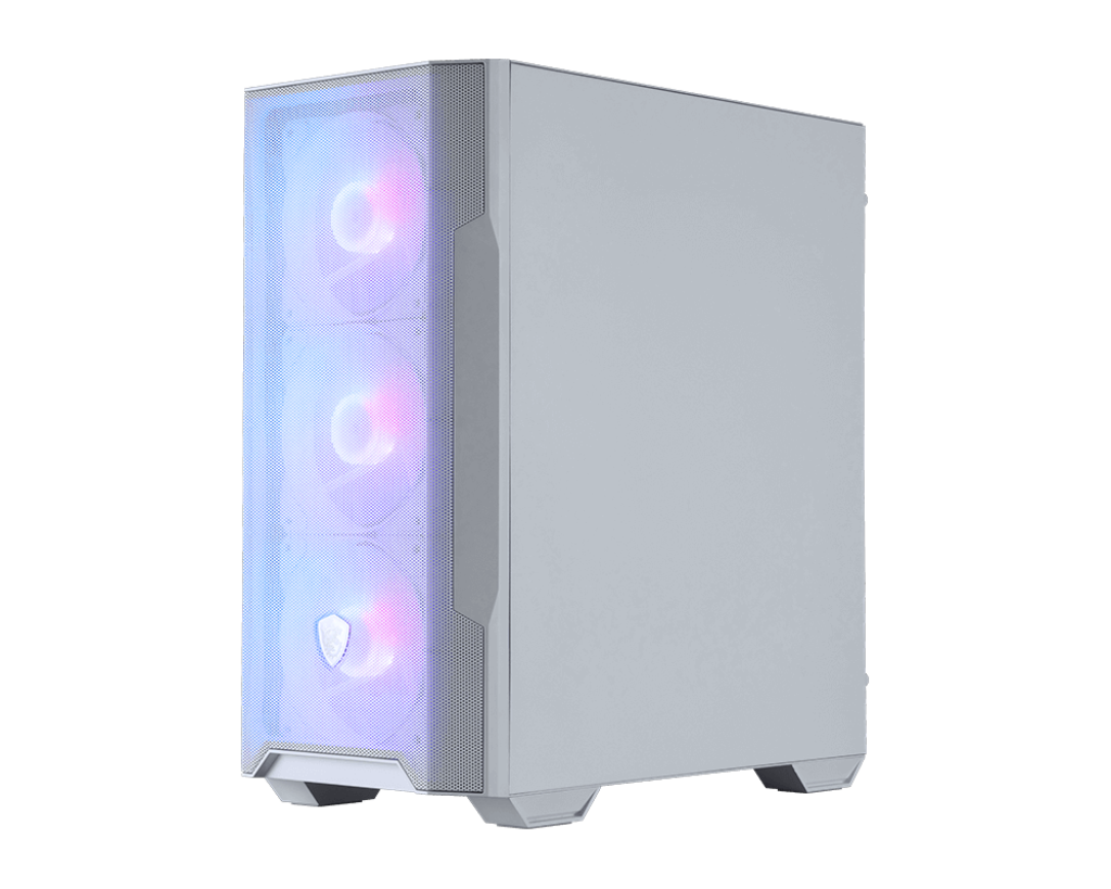 【EZDIY限定】MSI MAG FORGE M100R WHITE 電腦機殼 (鋼化玻璃/ HUB3+1ARGB風扇/ 白)