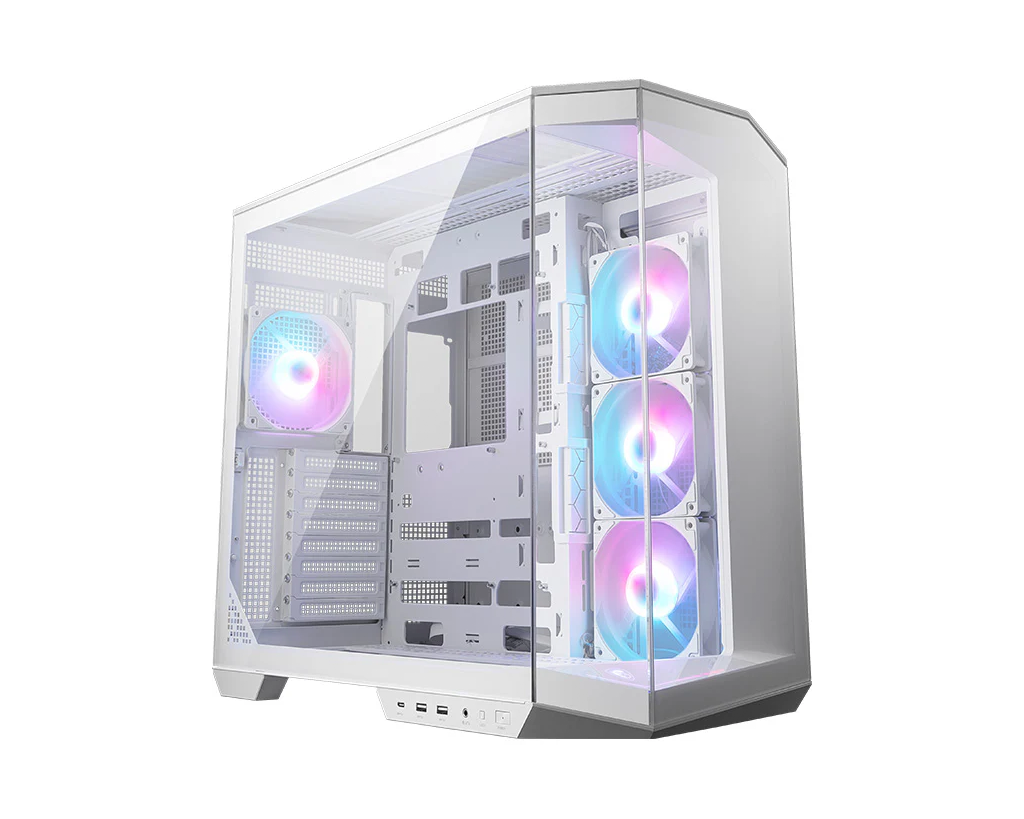 【福利品】MAG PANO 100R PZ WHITE 電腦機殼(270度全海景/ 支援背插/ 支援上方底部360水冷/ 前置TypeC/ 白)