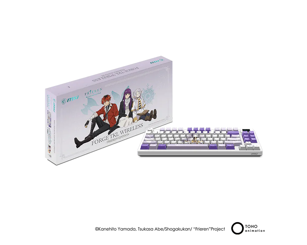 【限量預購登記】MSI FORGE TKL WIRELESS FRIEREN EDITION 微星電競鍵盤