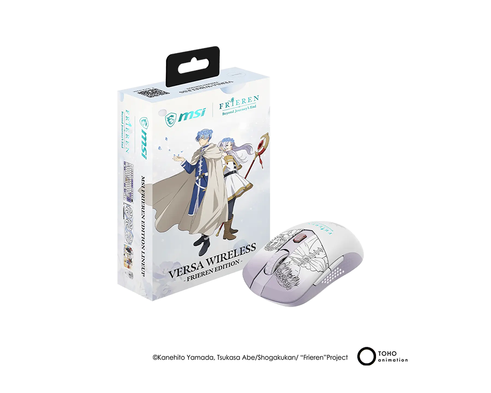 【限量預購登記】MSI VERSA WIRELESS FRIEREN EDITION 微星無線電競滑鼠