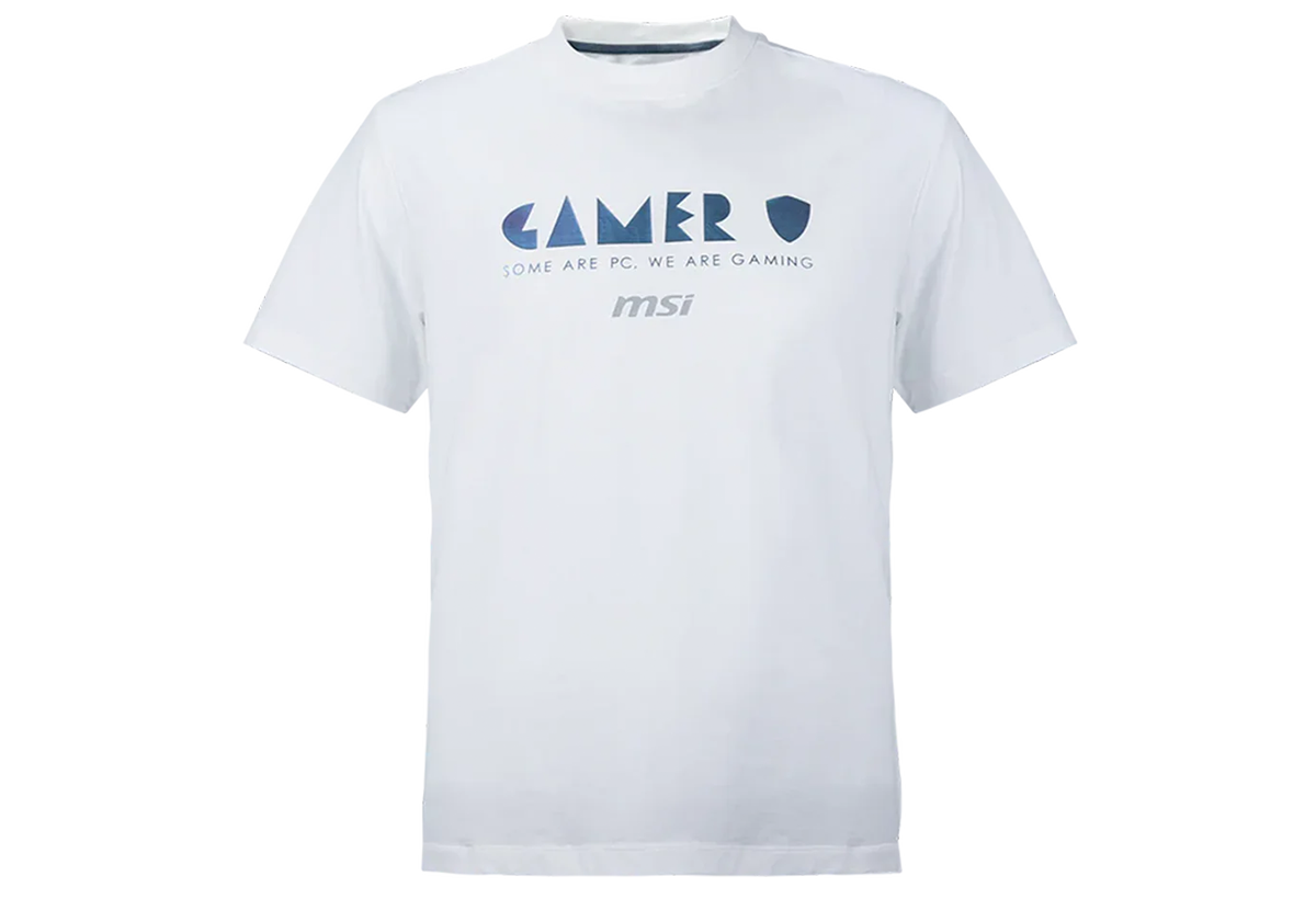【限時優惠】MSI True Gamer Cooling T-shirt 微星炫色涼感T恤 (白)