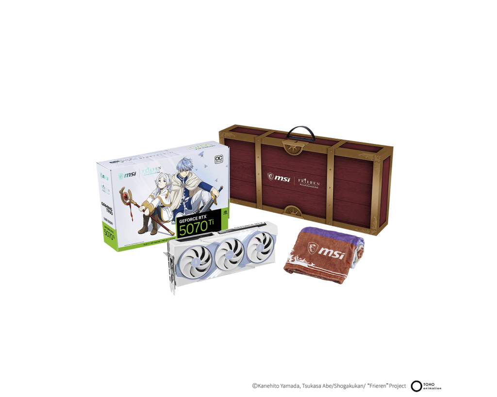 【限量預購登記】MSI GeForce RTX 5070 Ti 16G FRIEREN EDITION OC 微星顯卡