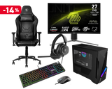 【限定商品組合】MSI GAMING POWER PACK 微星電競玩家六件套 (精選全配)