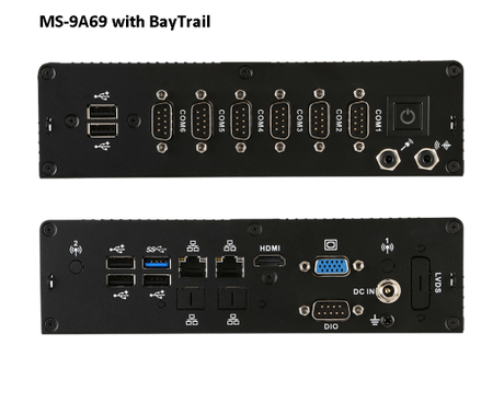 【福利品】MSI MS-9A69 Embedded Box PC 無風扇電腦（靜音設計 / i3-7100U）