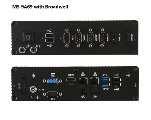 【福利品】MSI MS-9A69 Embedded Box PC 無風扇電腦（靜音設計 / i3-7100U）