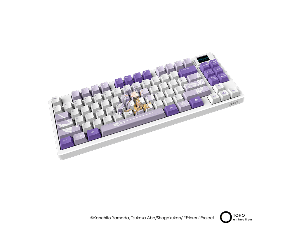 【限量預購登記】MSI FORGE TKL WIRELESS FRIEREN EDITION 微星電競鍵盤