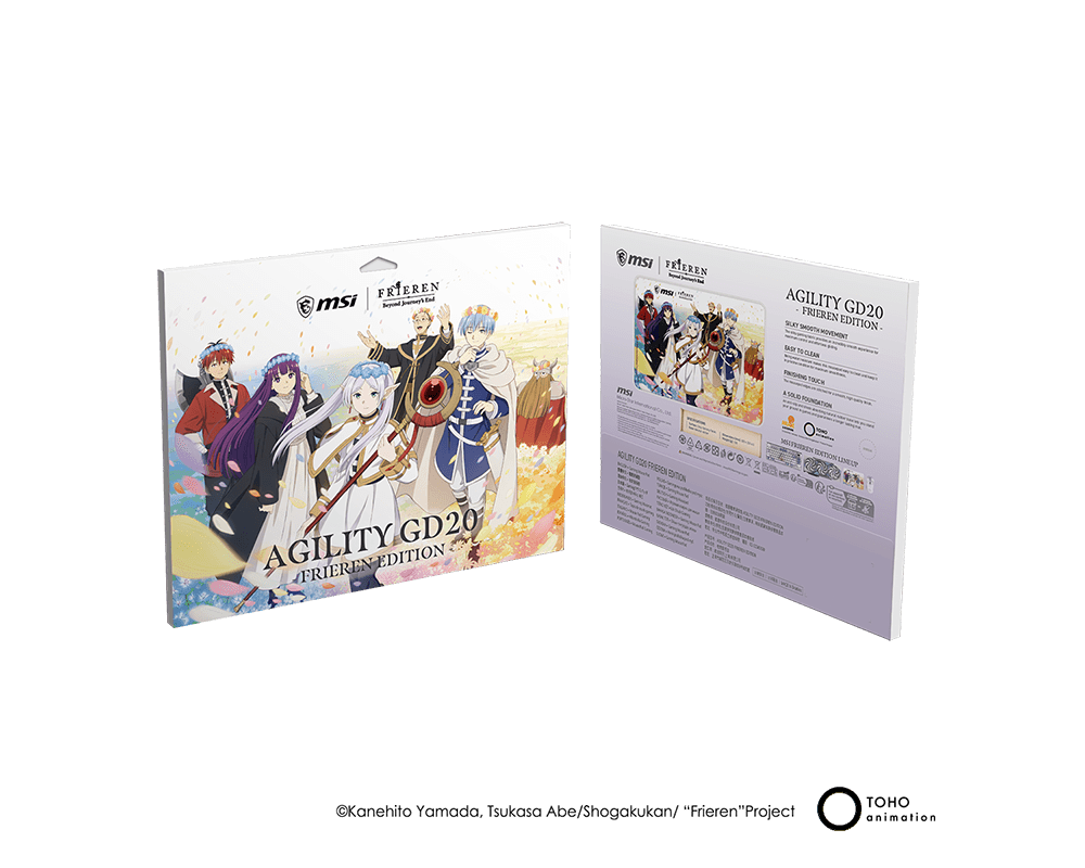 【限量預購登記】MSI AGILITY GD20 FRIEREN EDITION 微星電競鼠墊