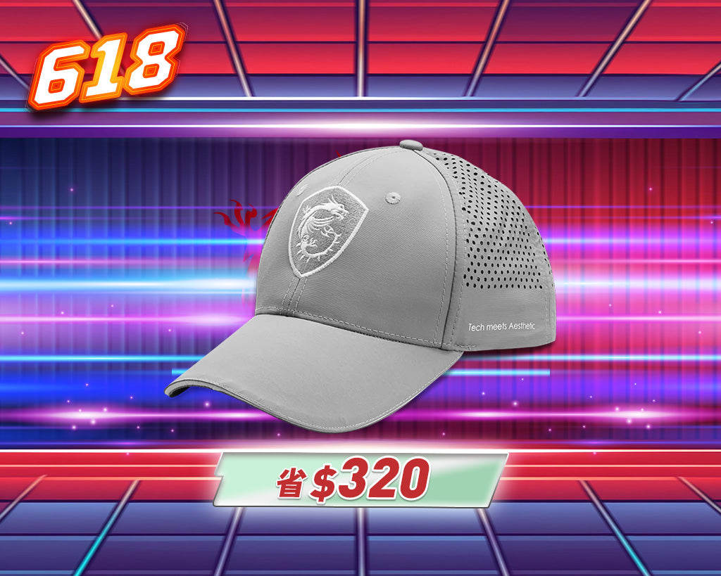 【618限時優惠】Baseball Cap_Gray 透氣棒球帽 - 灰色款