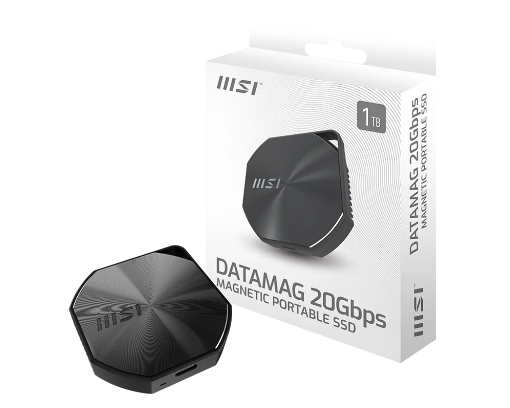 新品上市】MSI DATAMAG 20Gbps 1TB 微星磁吸式外接固態硬碟– MSI Store