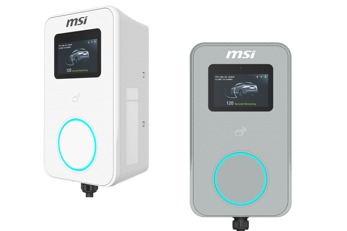 【訂製出貨】Eco Premium Type 1 智慧AC充電樁 (7kW/ 非OCPP/ 透天家用版本/ 下單6 週後交貨/ 有螢幕/  冷霧白)