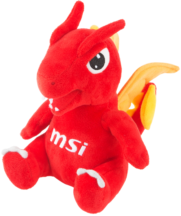 【非賣品】MSI Lucky Plushie 微星抱抱龍