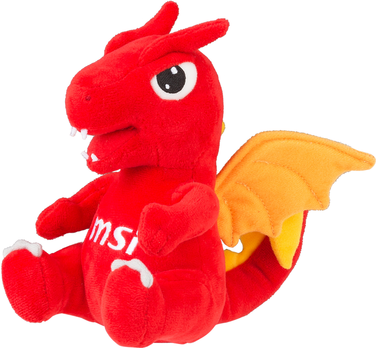 【非賣品】MSI Lucky Plushie 微星抱抱龍