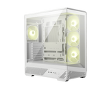 【EZDIY限定】MSI MAG PANO 130R PZ WHITE 微星電腦機殼 (270度全海景 / 升級散熱氣流/ 支援背插/ 白)