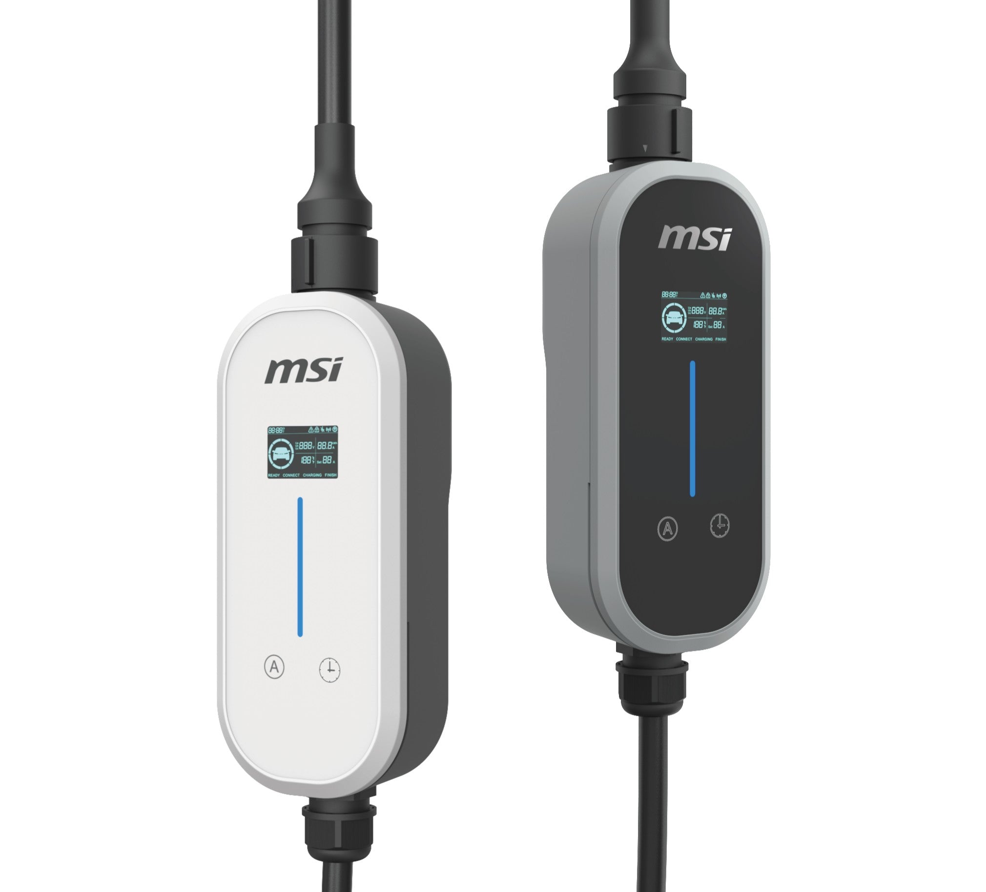 【新品上市】MSI EZgo Type1 可攜式充電樁 (7kW/ 32A電流/ 5米美規槍線)