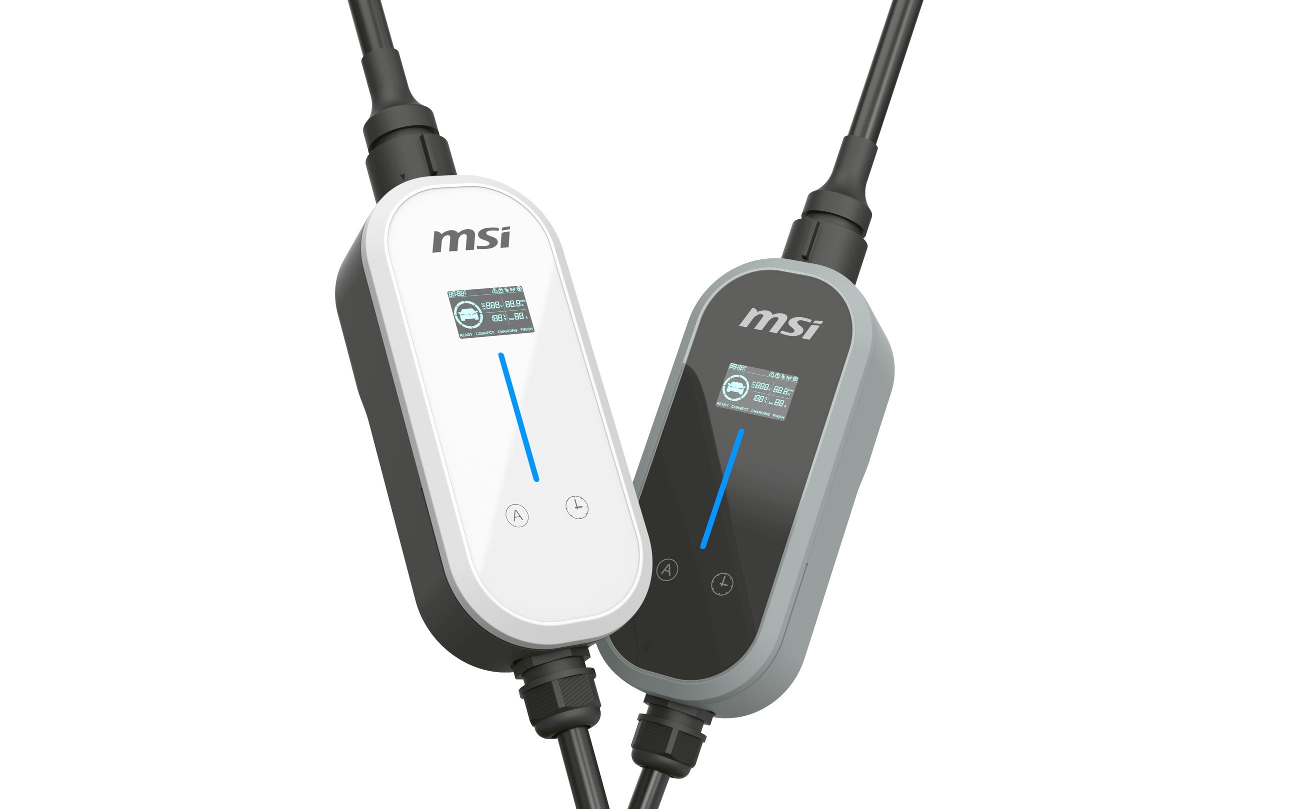 【新品上市】MSI EZgo Type1 可攜式充電樁 (7kW/ 32A電流/ 5米美規槍線)