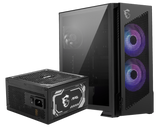 【贈微星小龍桌曆】MSI DIY PACK 黑色機箱電源組合 (VELOX 300R × A1000GL PCIE5)