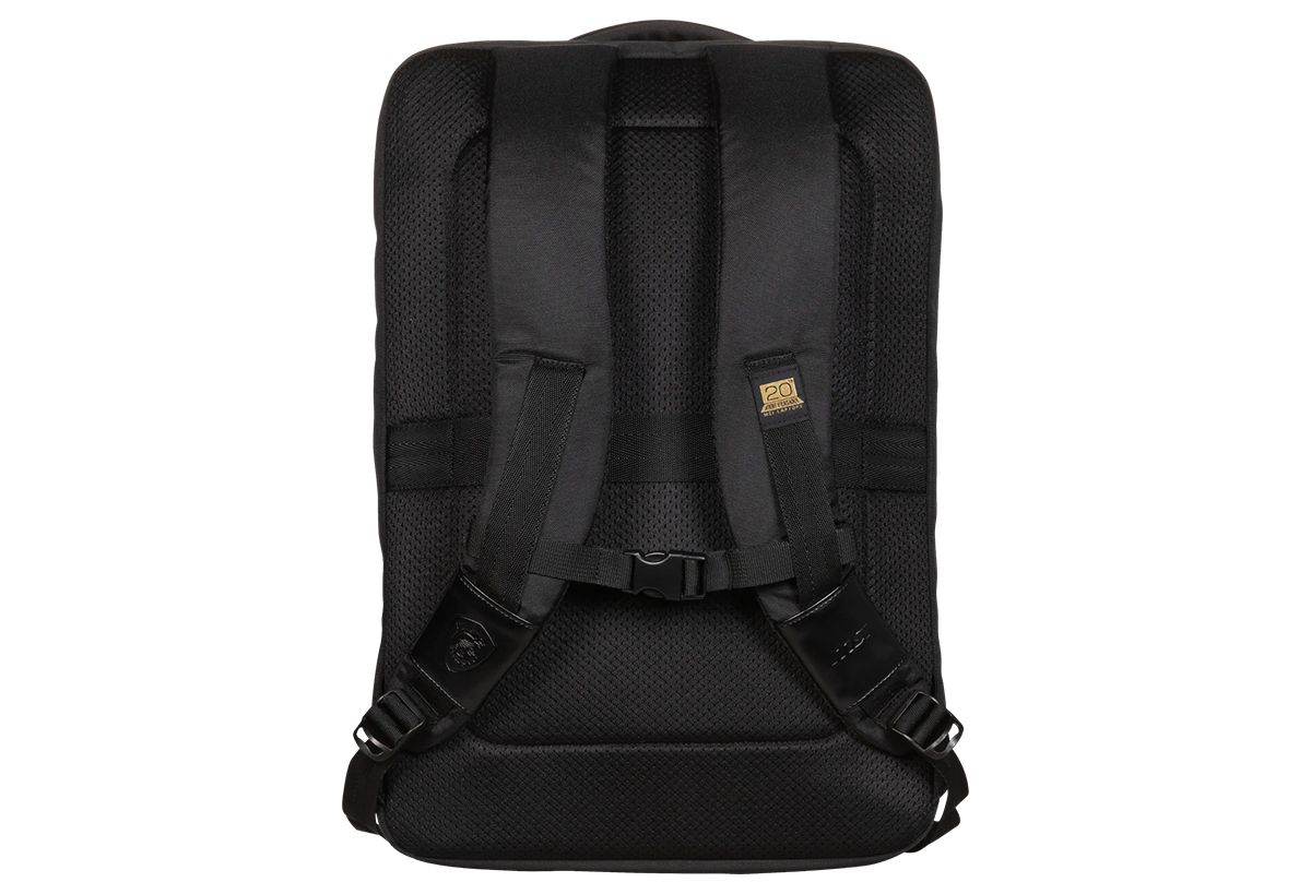 【1111限時優惠】MSI Stealth Agent Backpack_20th 簡約時尚筆電後背包 (筆電20周年紀念款)