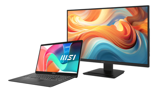 【微星商務套裝組合】Modern 15 x PRO MP273L E14 商務筆電螢幕組合