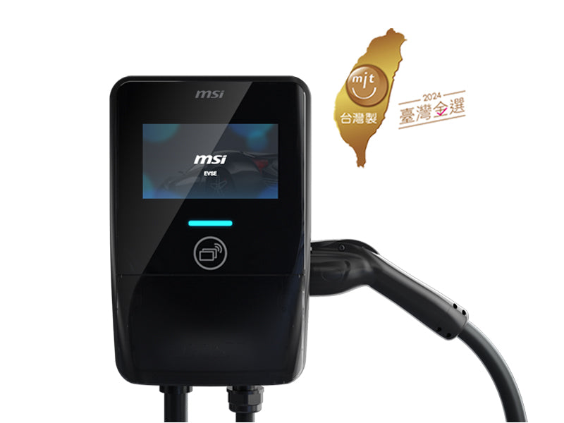 【新品上市】EV Premium 智慧AC充電樁 7kW Type2 槍線5m (含10m配線標準安裝)