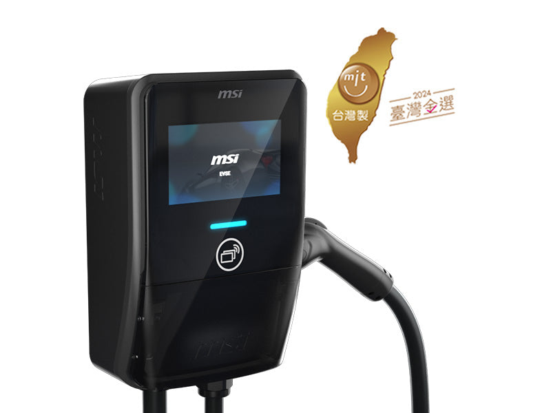 【新品上市】EV Premium 智慧AC充電樁 7kW Type1 槍線7.5m (含10m配線標準安裝)