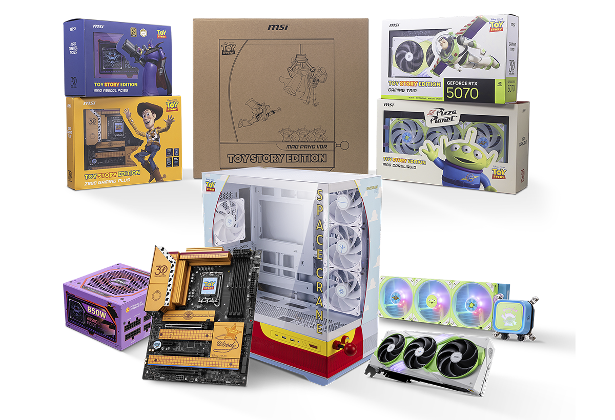 【限定商品組合訂製出貨】MAG PANO TOY STORY EDITION 玩具總動員DIY組合機（MSI原廠零件｜含組裝與保固服務｜下單2周內交貨）