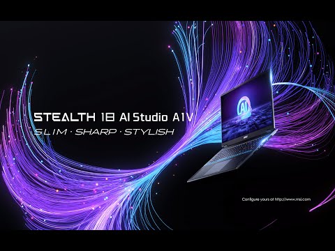 【機械模型龍收藏活動】Stealth 18 AI Studio A1VHG-014TW 高性能AI影音筆電