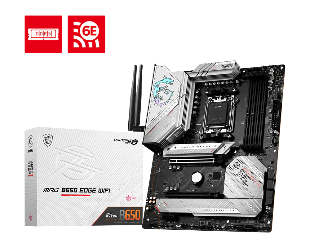 【EZDIY限定】MSI MPG B650 EDGE WIFI 微星主機板