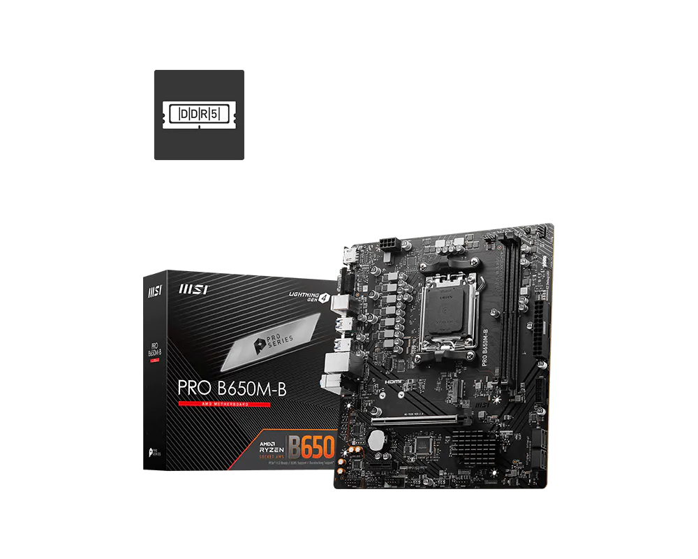 【EZDIY限定】MSI PRO B650M-B 微星主機板