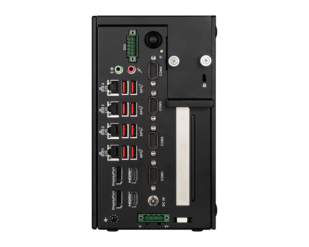 【會員點數回饋】MS-C910 Fanless Box PC 微星無風扇工業電腦 (13代CPU / 大儲存 / 四輸出 / 寬電壓)