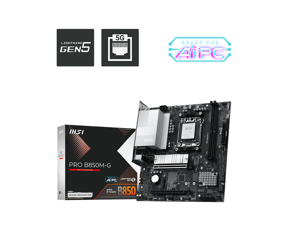 【EZDIY限定】MSI PRO B850M-G  微星主機板