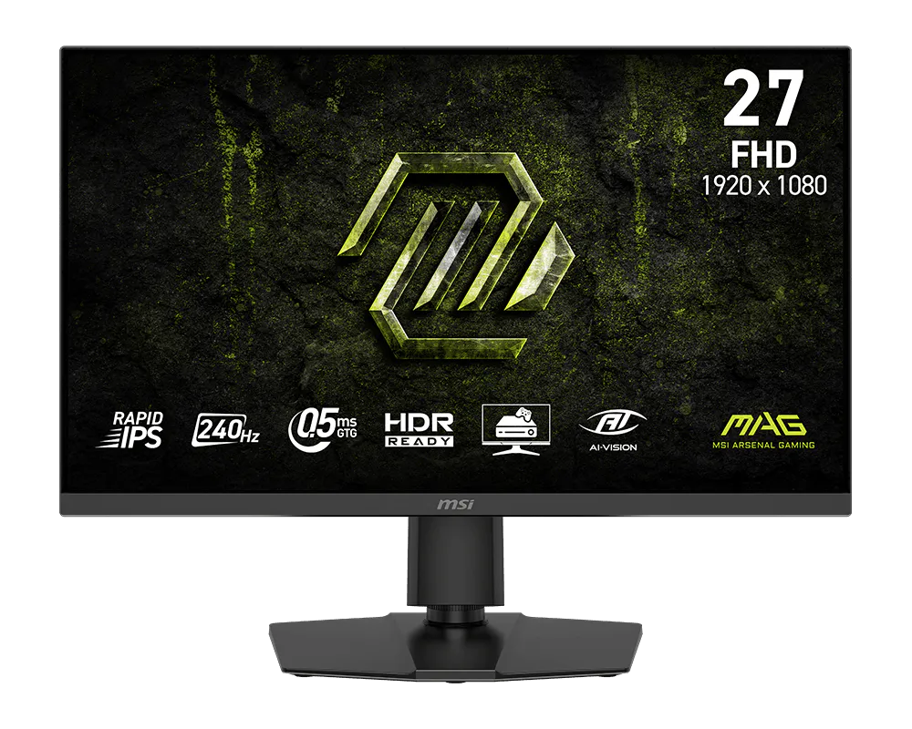 【新品】MSI MAG 272PF X24 微星27吋高刷新率電競顯示器 ( Rapid IPS / 240Hz / 防閃爍減藍光設計 )