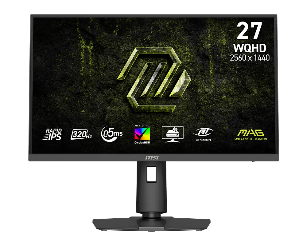 MSI MAG 274QPF X32 微星27吋高更新率電競顯示器 ( IPS / 320Hz / 0.5ms/ AI Vision )