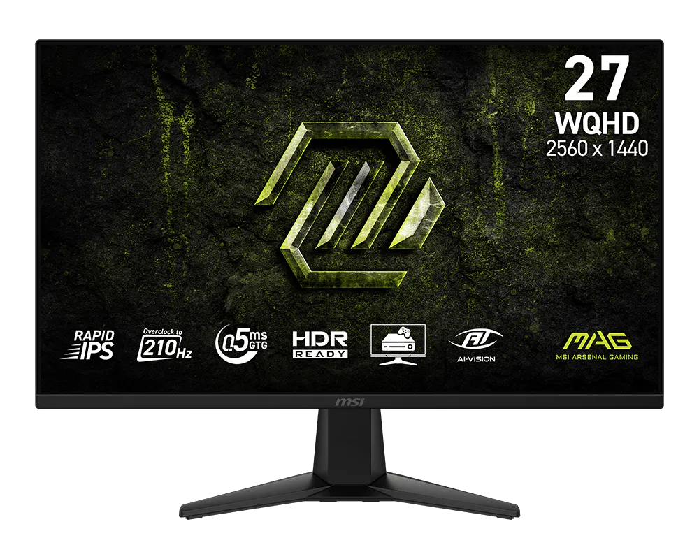 【新品】MSI MAG 275QF E21 微星27吋高刷新電競顯示器 (IPS/ 210Hz/ 0.5ms/ AI Vision)
