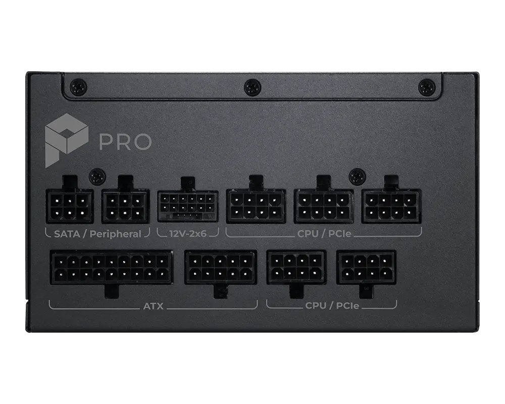 【福利品】MSI PRO A1000PL PCIE5 微星1000瓦電源供應器 (80 Plus 白金認證)