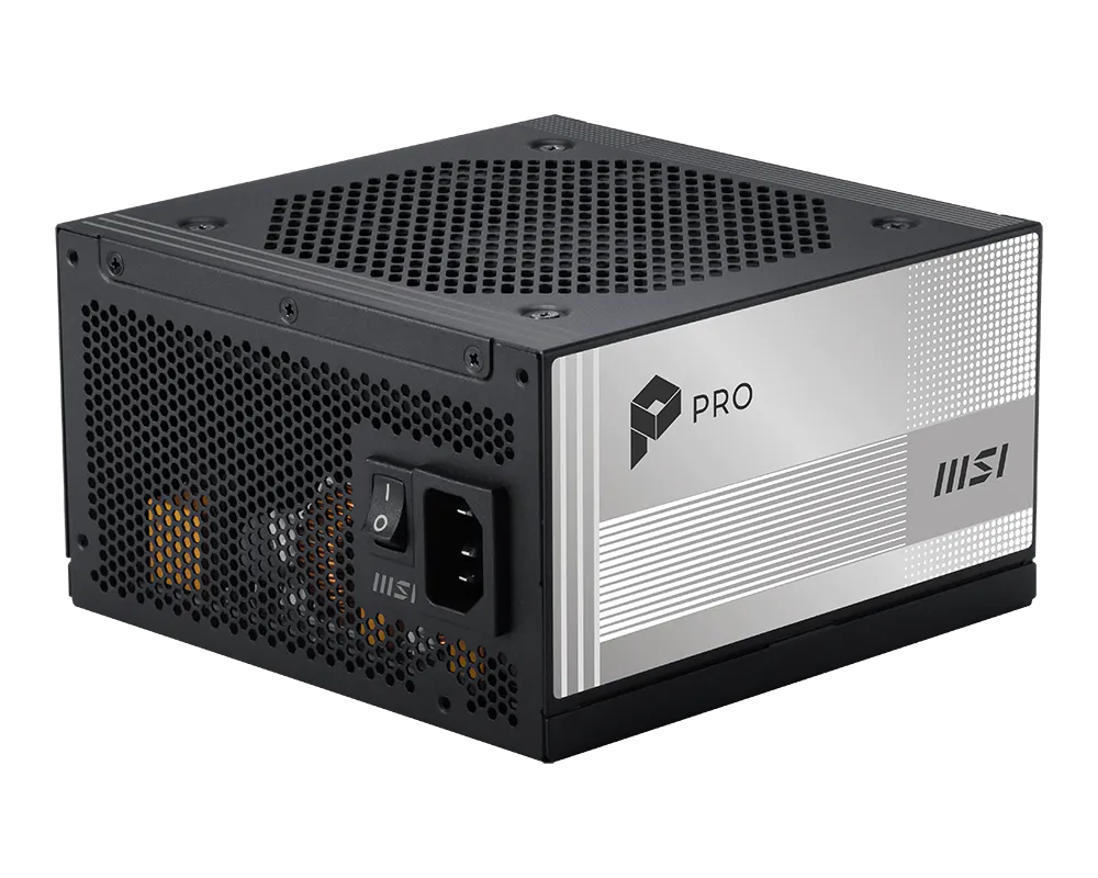 【福利品】MSI PRO A850PL PCIE5 微星850瓦電源供應器 (80 Plus 白金認證)
