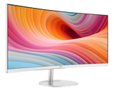 【3/30~4/22限時優惠】MSI PRO MP341CQW E12 微星曲面美型顯示器 (34吋VA/ 1500R/ 21:9/ 準4K/ 內建2W喇叭/ 白)