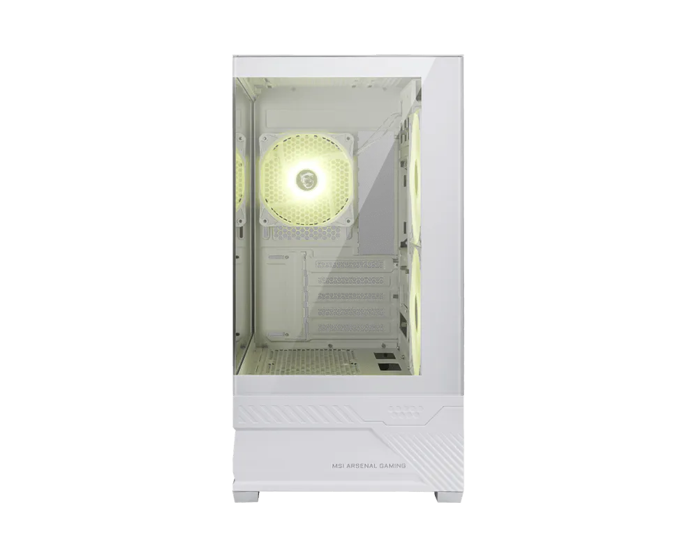 【EZDIY限定】MSI MAG PANO M110R WHITE 微星270度全海景電腦機殼 (白)