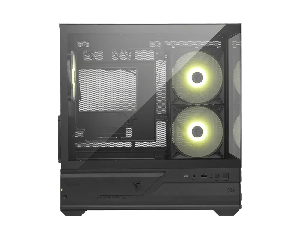 【福利品】MSI MAG PANO M110R 微星270度全海景電腦機殼 (黑)