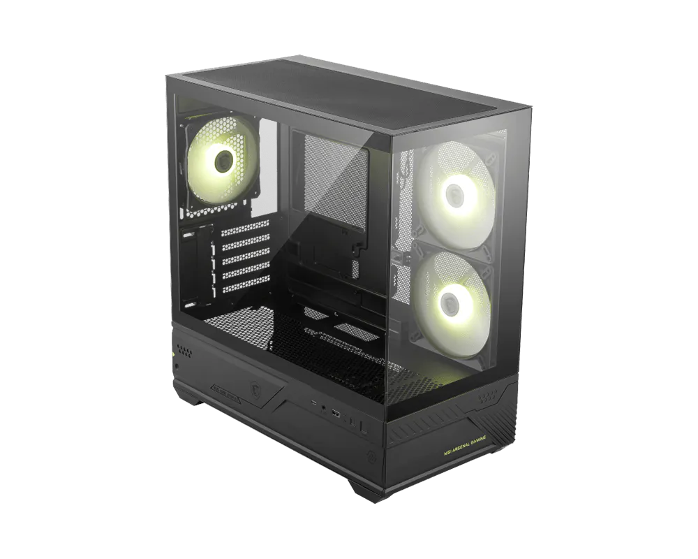 【福利品】MSI MAG PANO M110R 微星270度全海景電腦機殼 (黑)