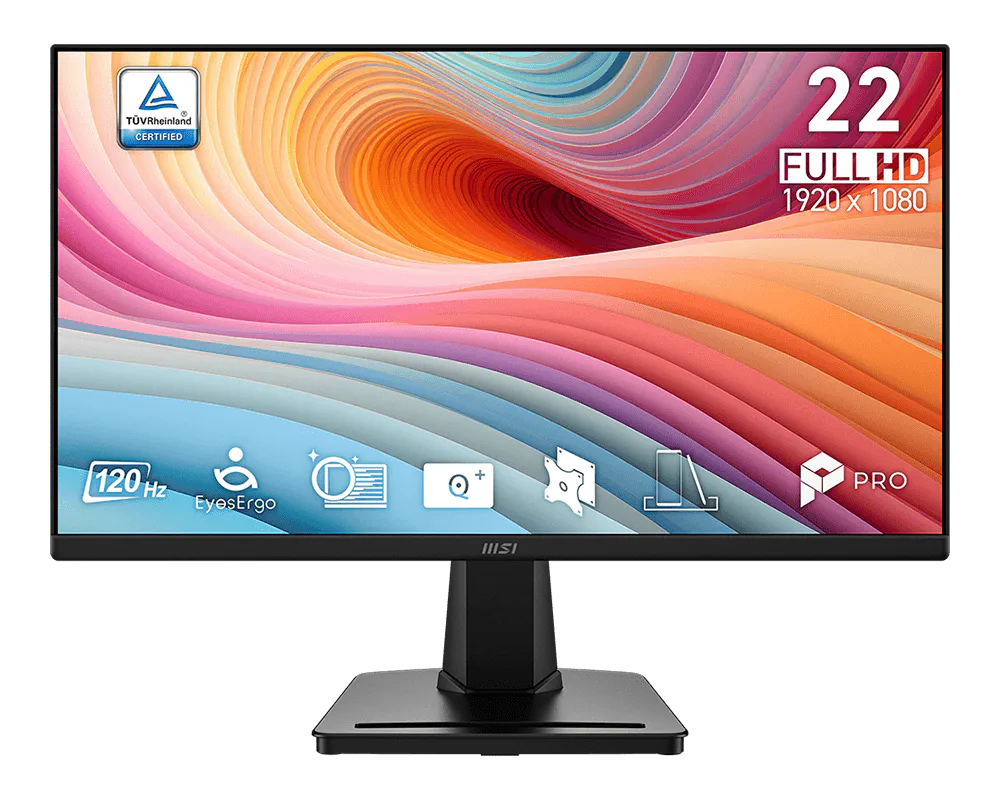 【新品】MSI PRO MP225 E12VL 微星專業護眼顯示器 ( VA / 120Hz / 1ms / 300尼特 )