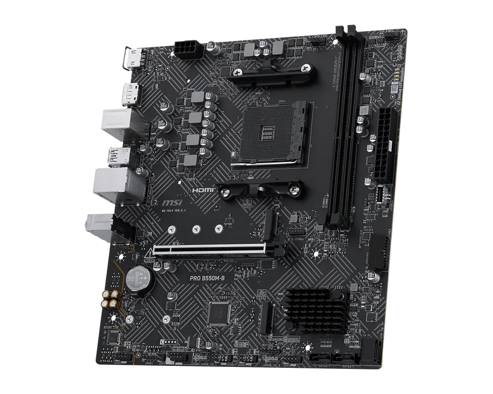 【新品】MSI PRO B550M-B 微星主機板